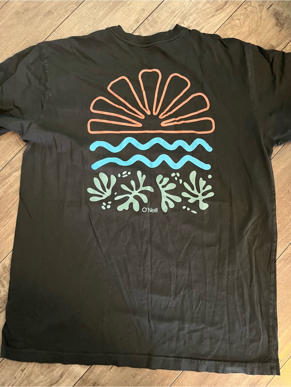 O'Neill Black Modern Fit Graphic Tee